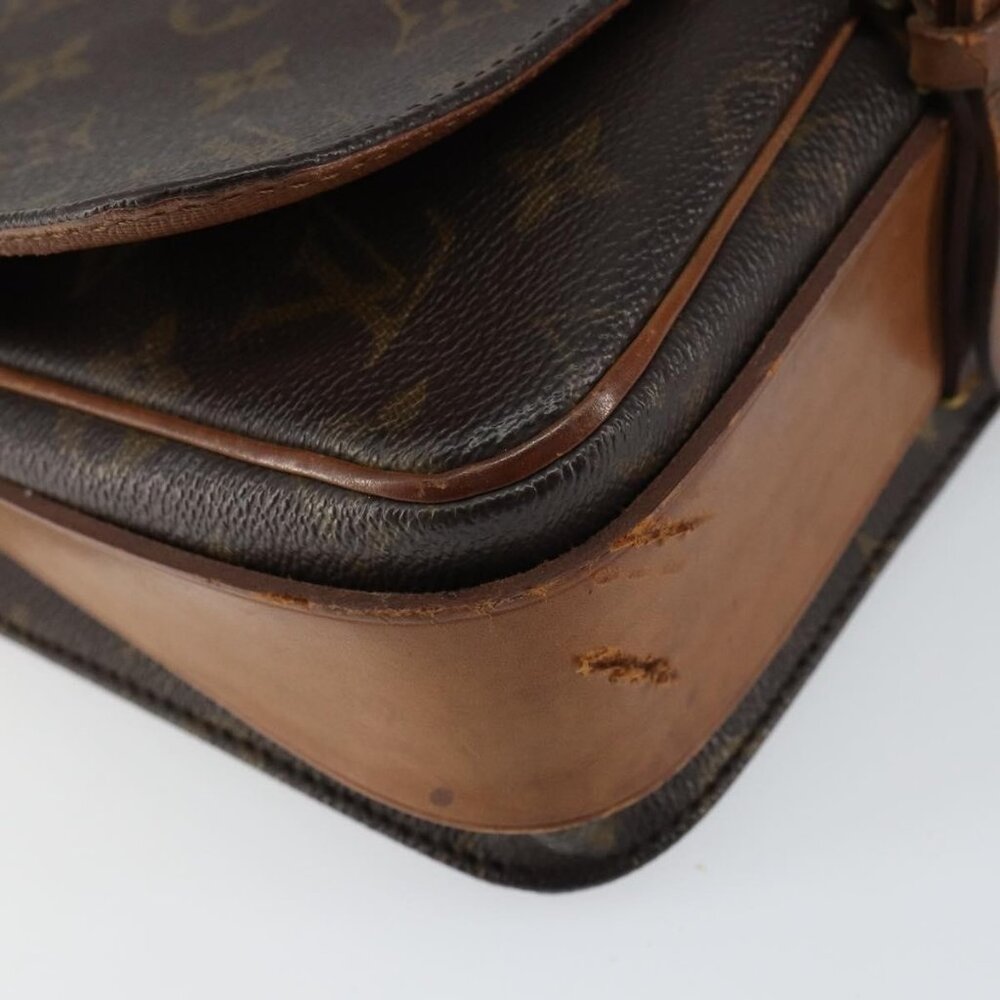 Authentic LOUIS VUITTON Monogram Cartouchiere MM Shoulder Bag M51253 LV - Picture 7 of 16